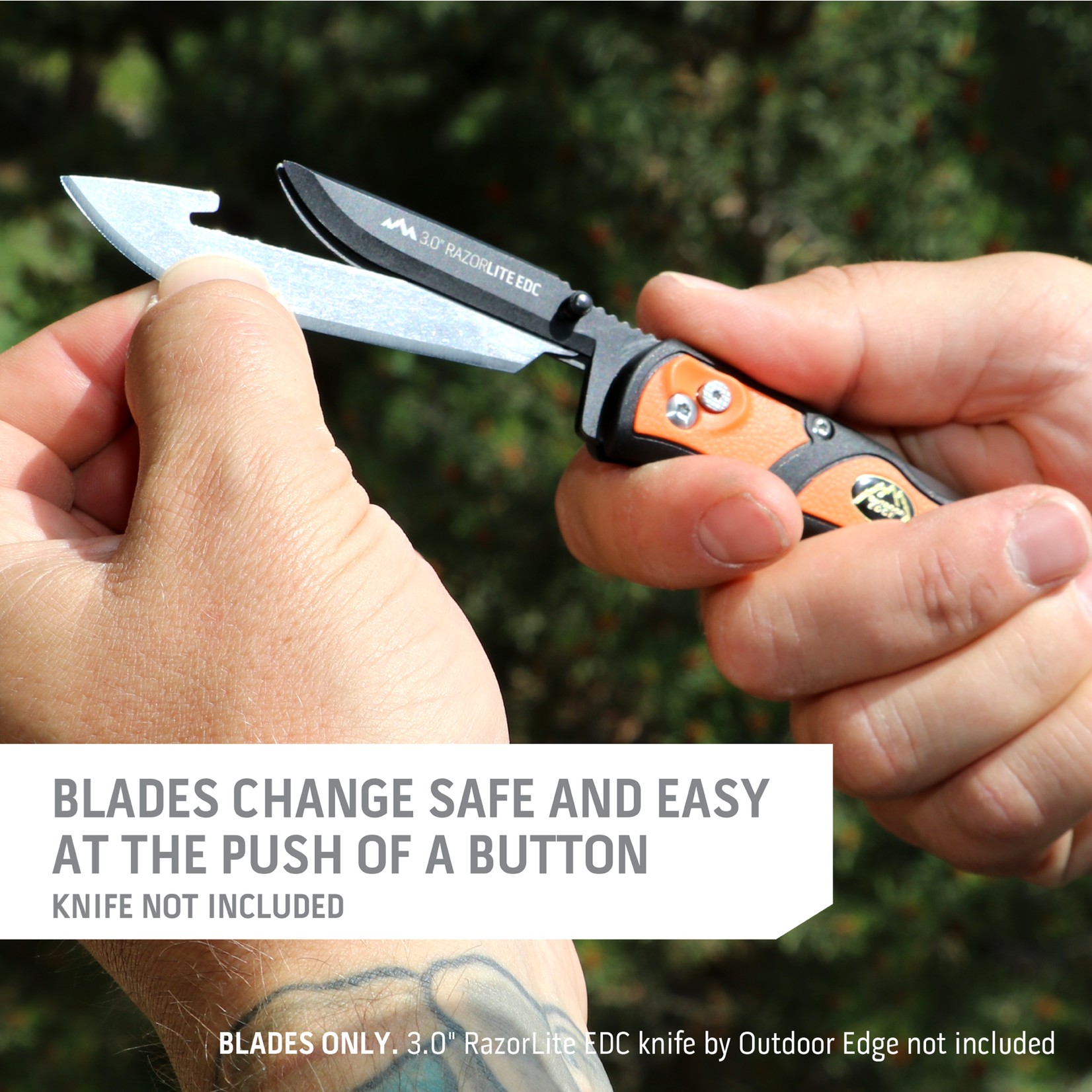 Outdoor Edge Lames de rechange, 3.5” DROP-POINT (6 Pieces)