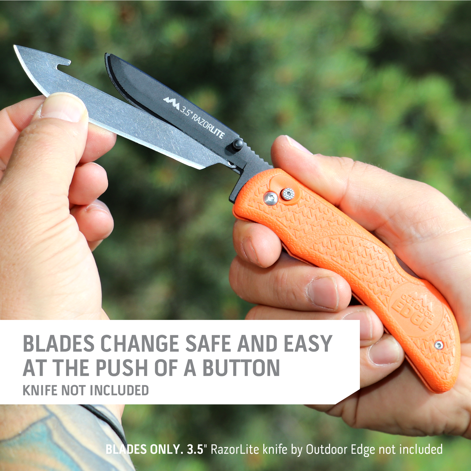 Outdoor Edge Lames de rechange, 3.5” DROP-POINT (6 Pieces)