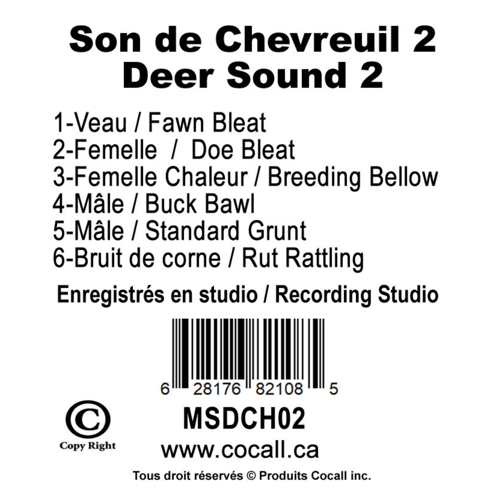 Cocall Carte De Chevreuil 2