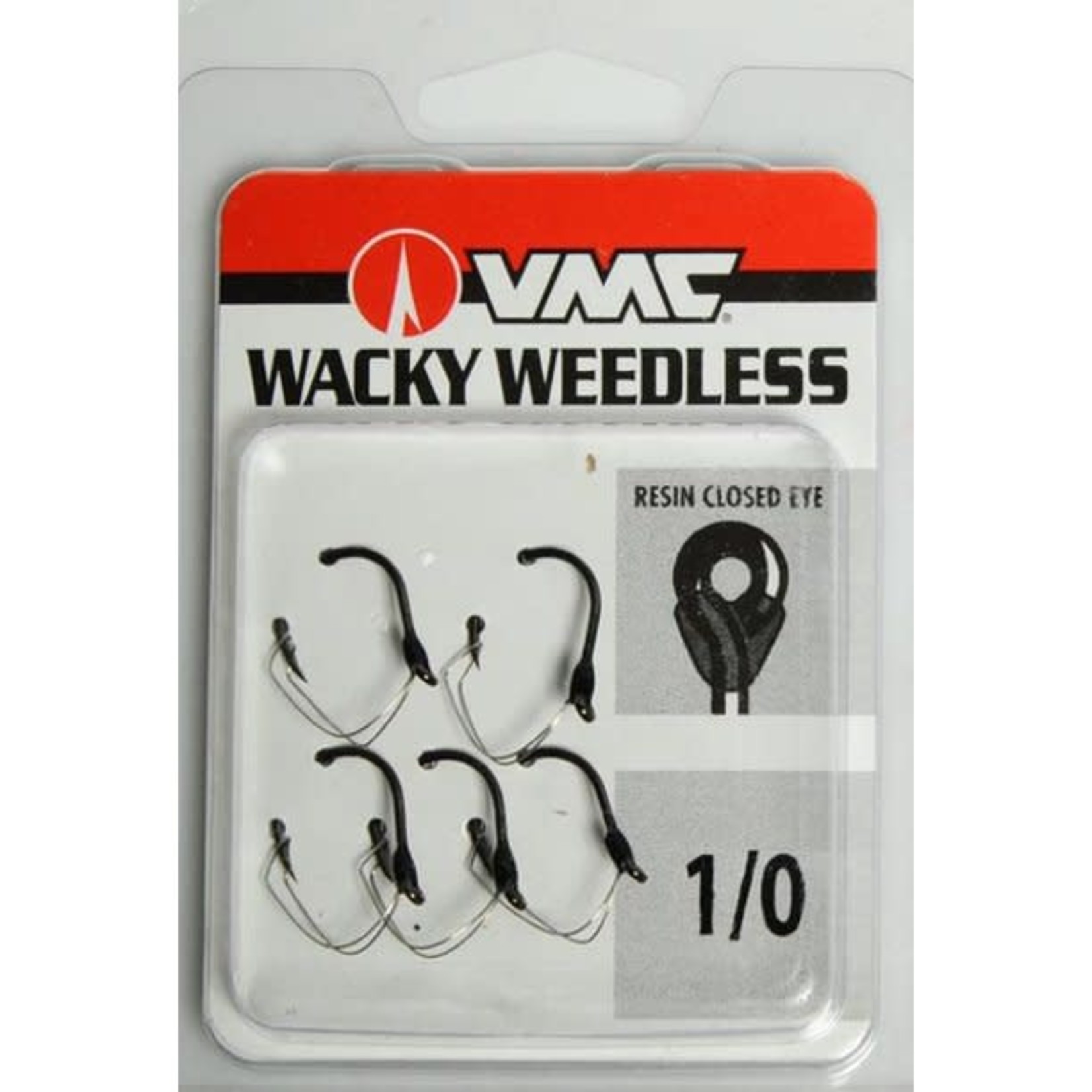 VMC VMC Hameçon Weedless Wacky Noir Nickel