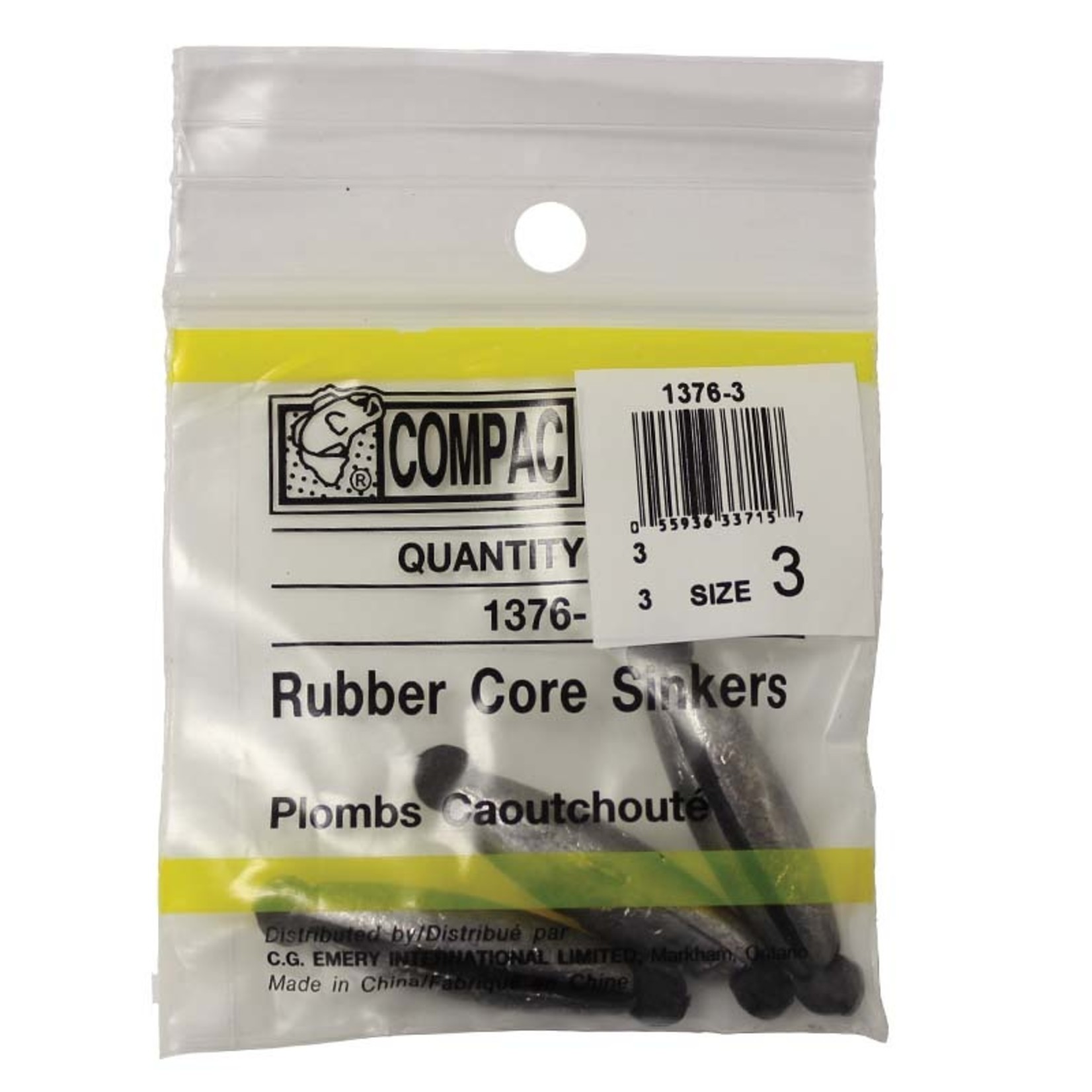 Compac Compac Rubber Core Sinkers