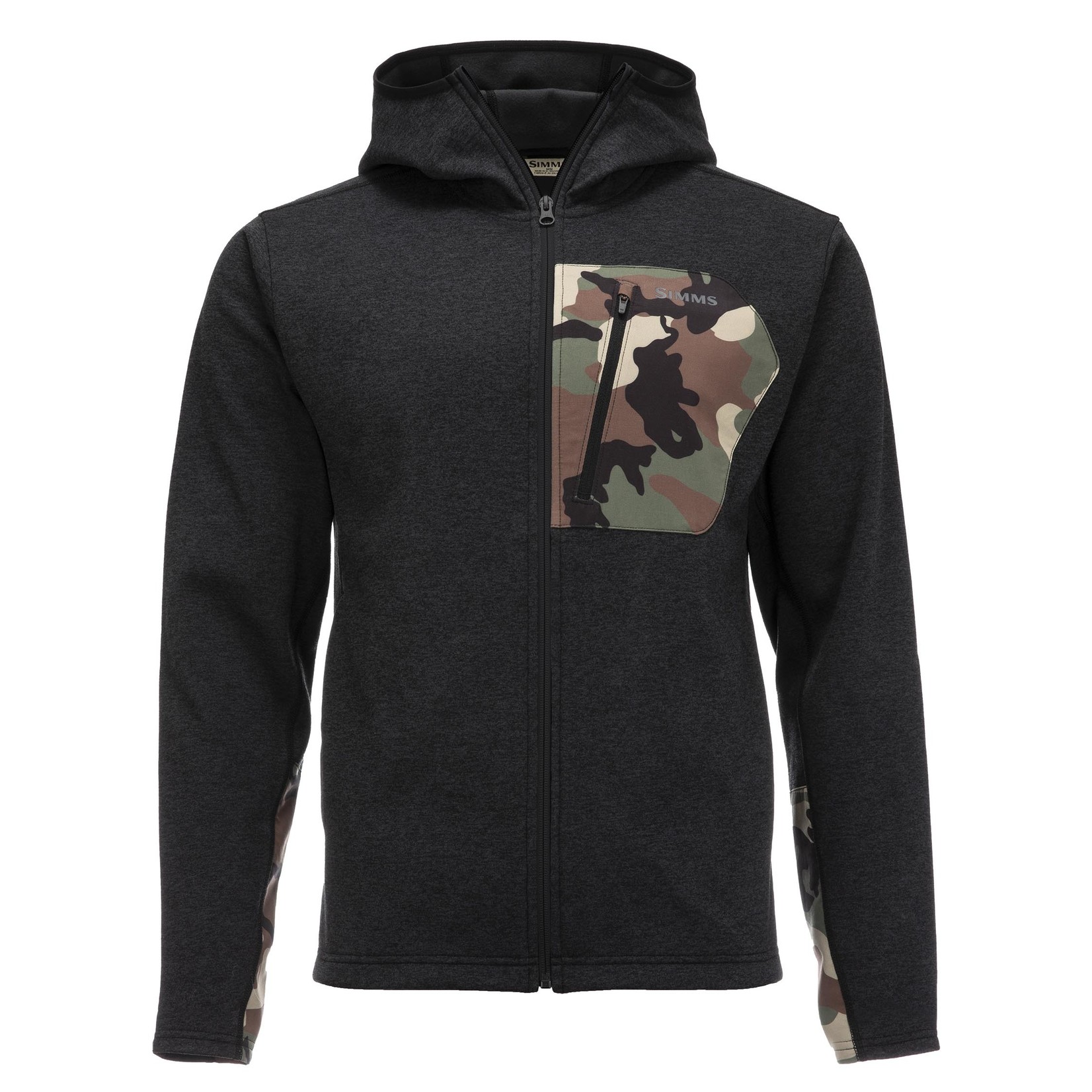 Simms M's Simms CX Hoodie - Black Heather