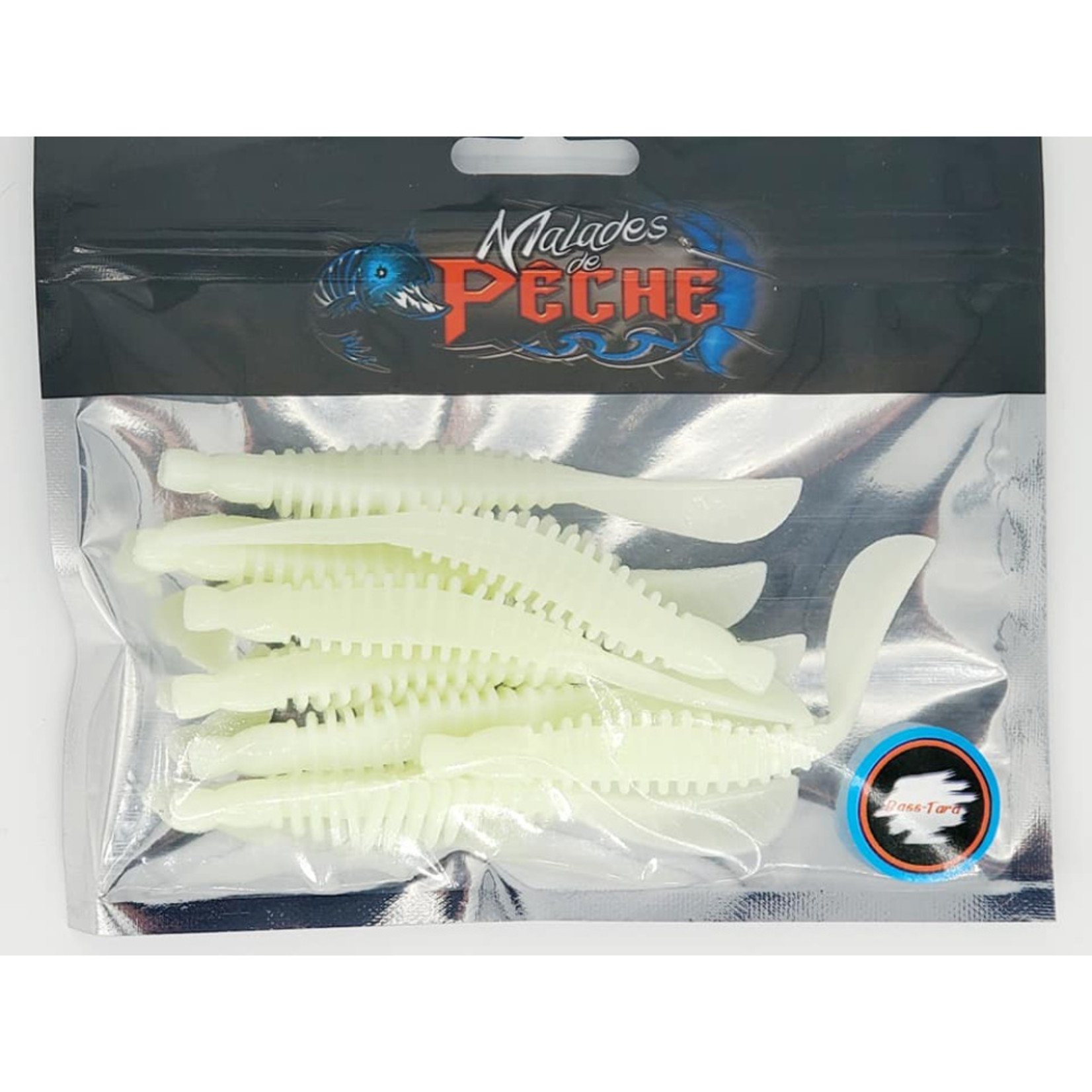 Malades de Pêche Malades de Pêche Bass-Tard 4" - 8 pack