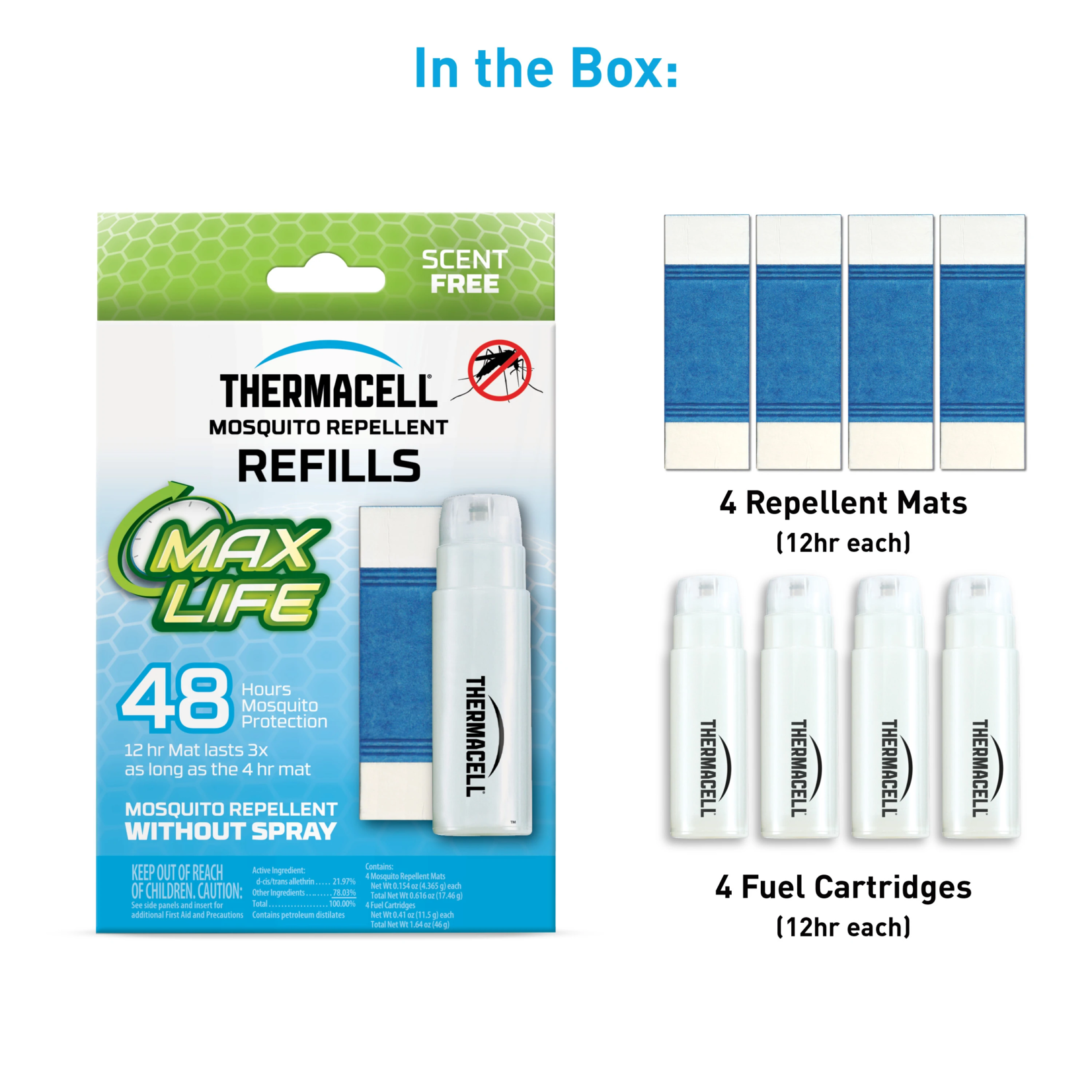 Thermacell Recharges Anti-Moustiques  48Hrs