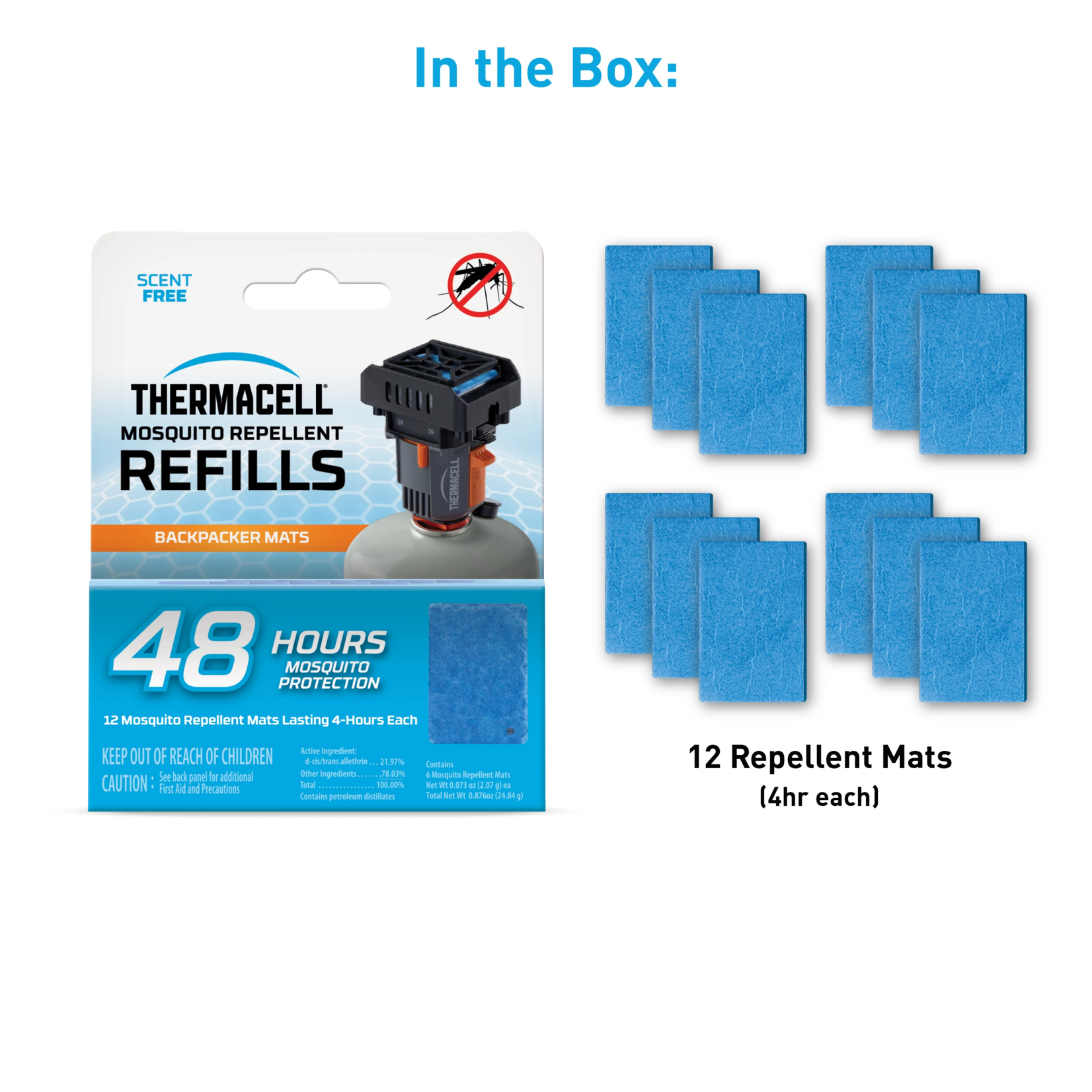 Thermacell Thermacell Backpacker Mat only Refill
