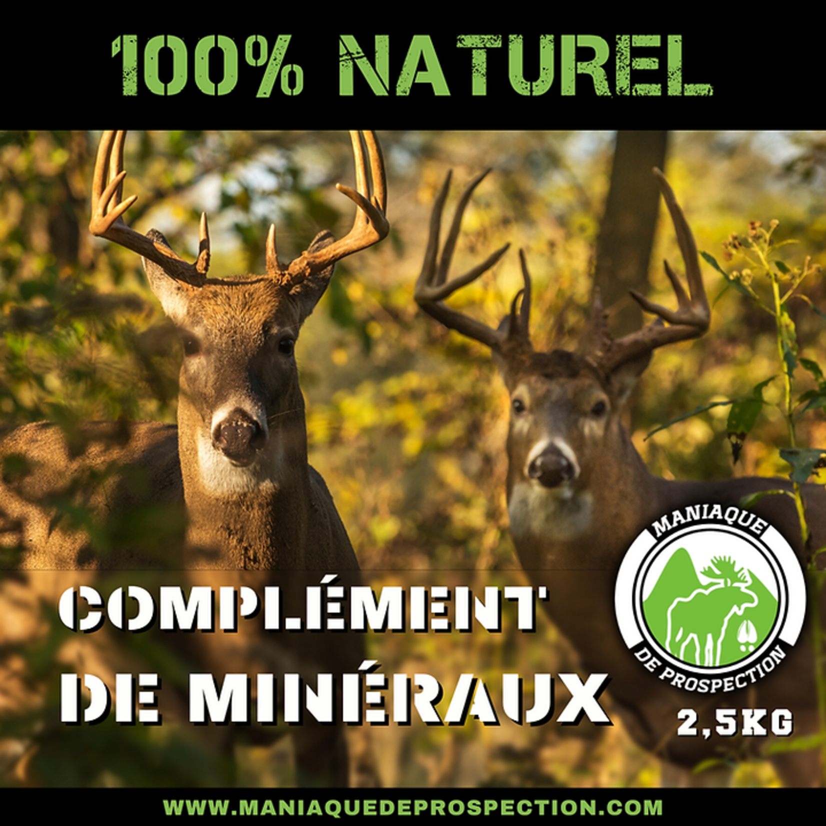 Maniaque de prospection Deer Maniac mineral supplement 2.5 kg
