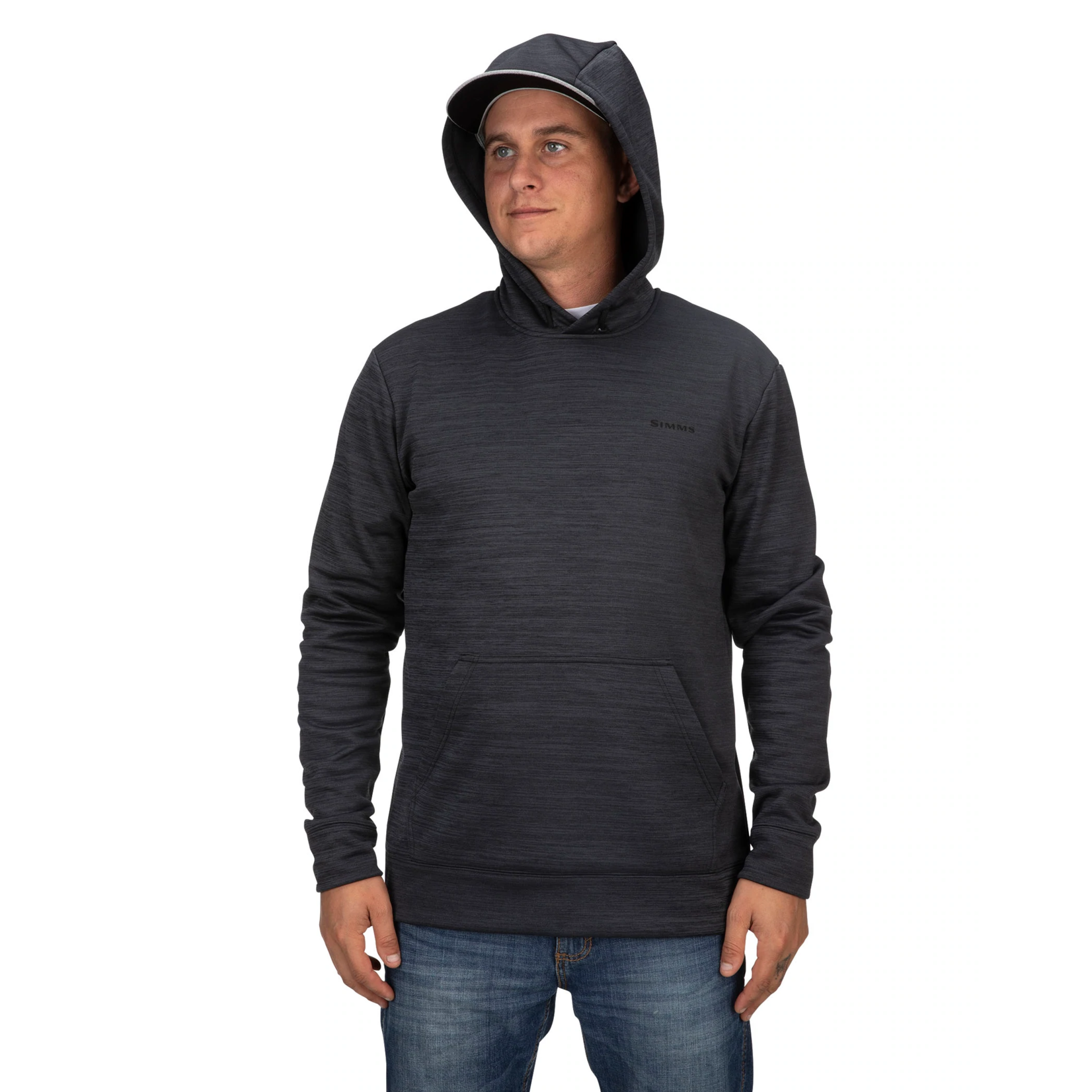 Simms Hoodie Simms Challenger (hommes) - Carbon Heather