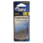 Compac Compac Bronze Treble Hook 3/Cd # 10