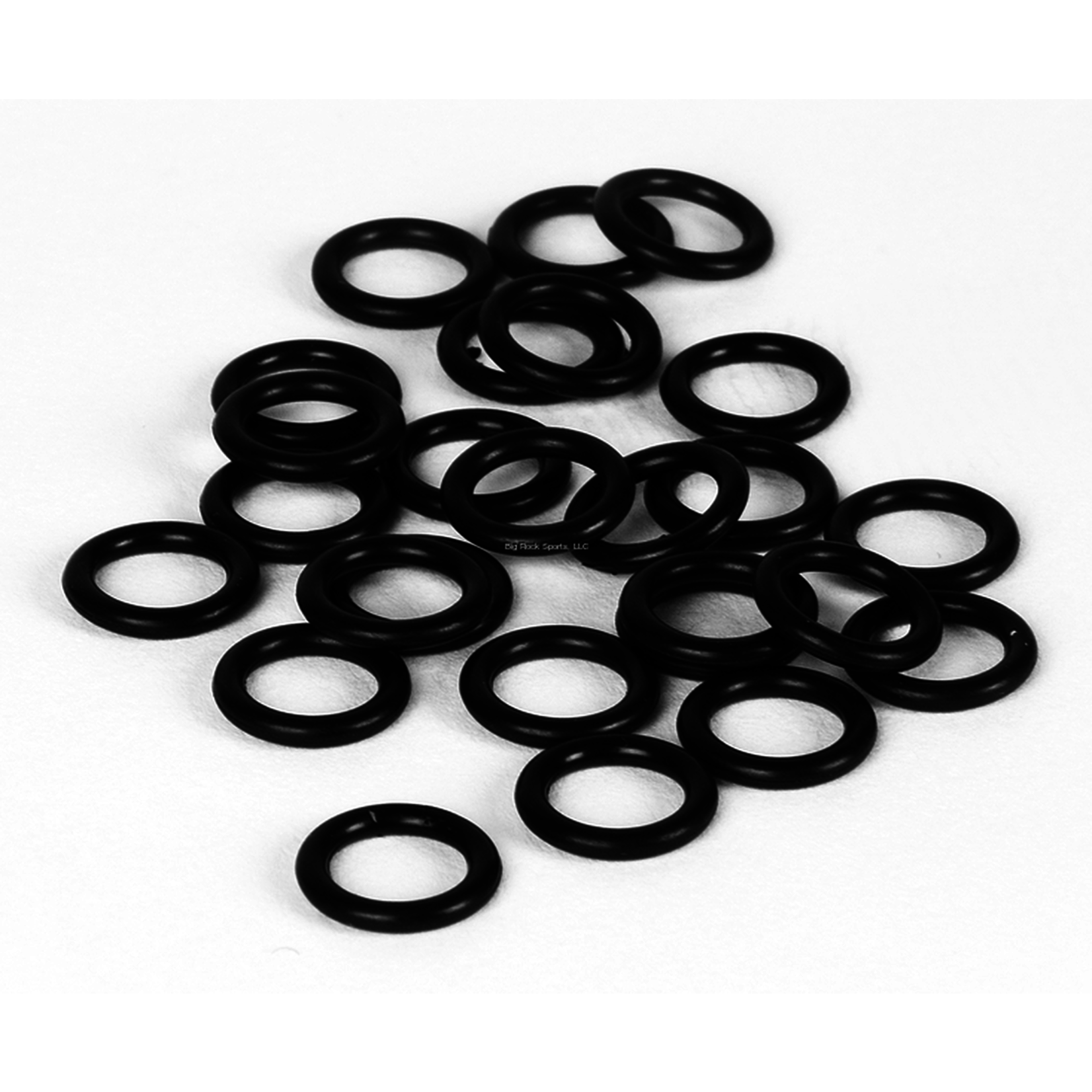 X Zone Lures X-Zone Lures Wacky O-Ring Black 25Pk