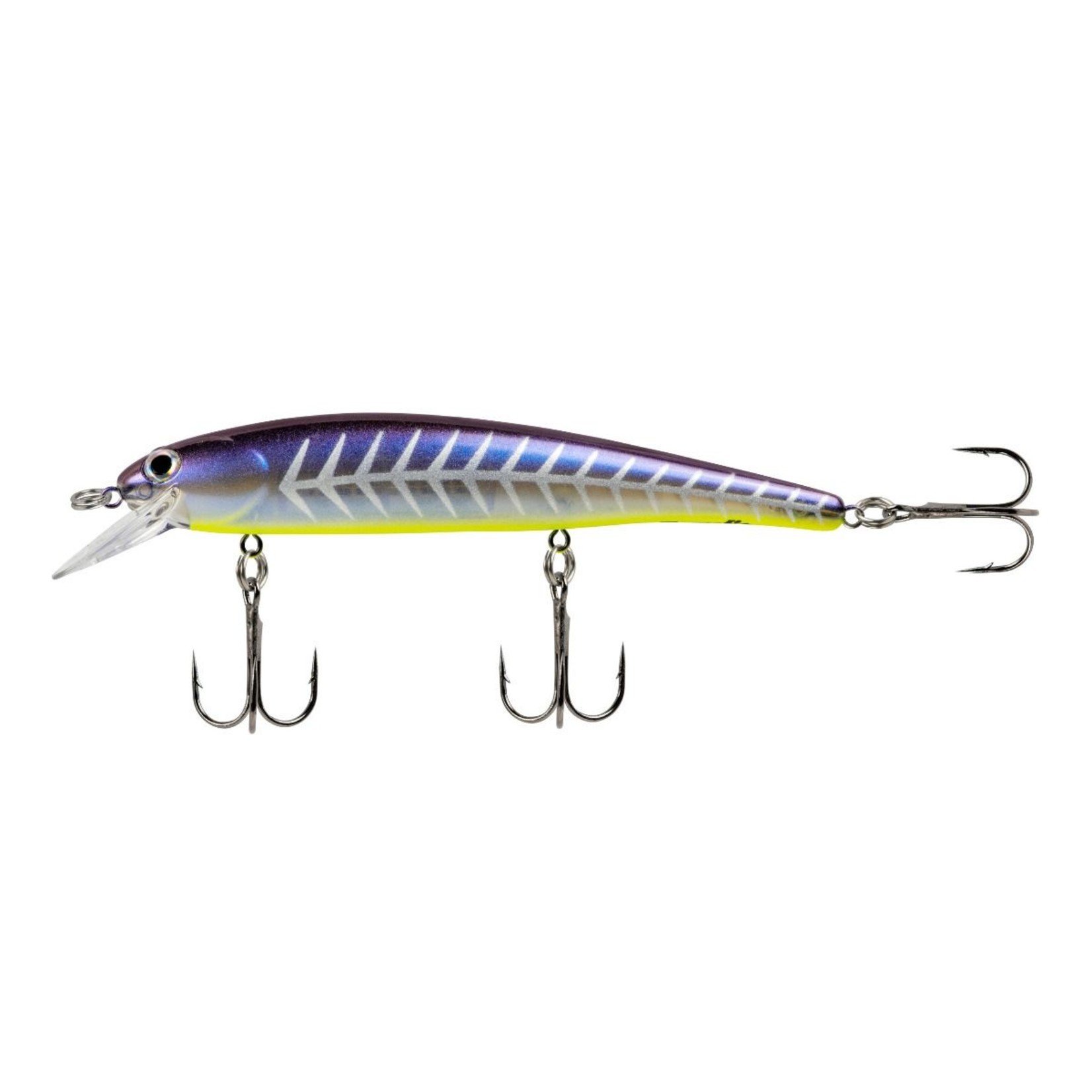 BANDIT LURES Multi-Species Minnow Jerkbait Fishing Lure, Fishing Accessories, Excellent For Bass And Walleye, 4 3/4, 5/8 Oz, Sickly Blue