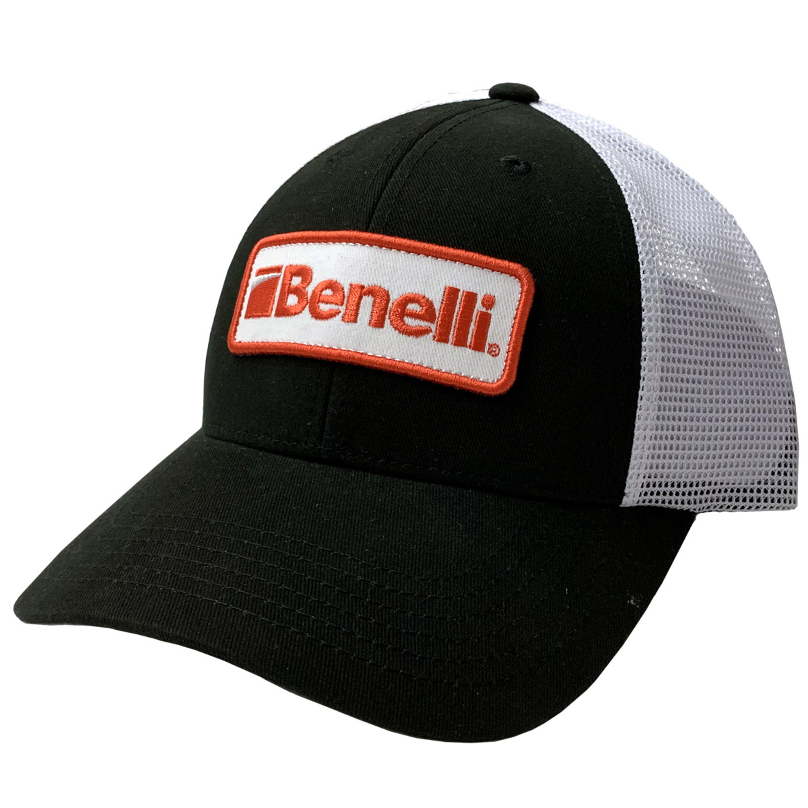 Beretta Benelli Trucker Hat - Black and white mesh