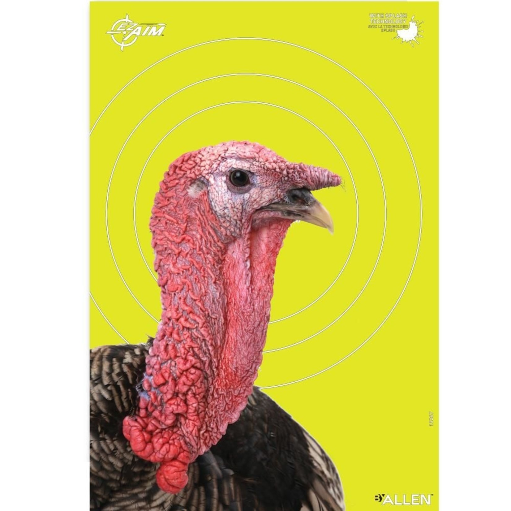 Allen Ez Aim  Splash Non-Adhesive 12X18 Turkey, 8 Pack