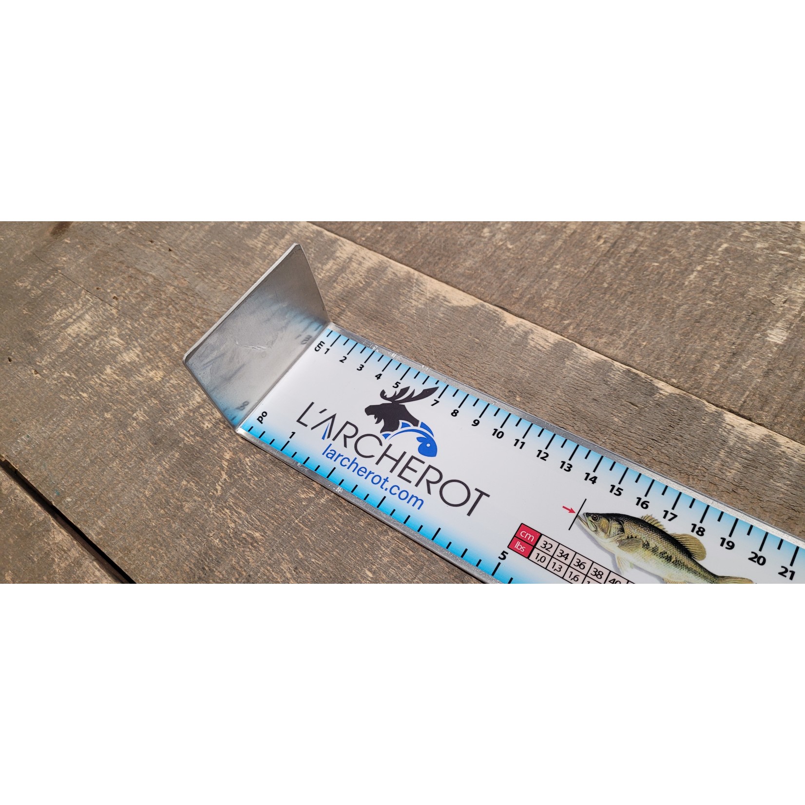 Harold Règle à poisson en aluminium de 91Cm Avec Logo