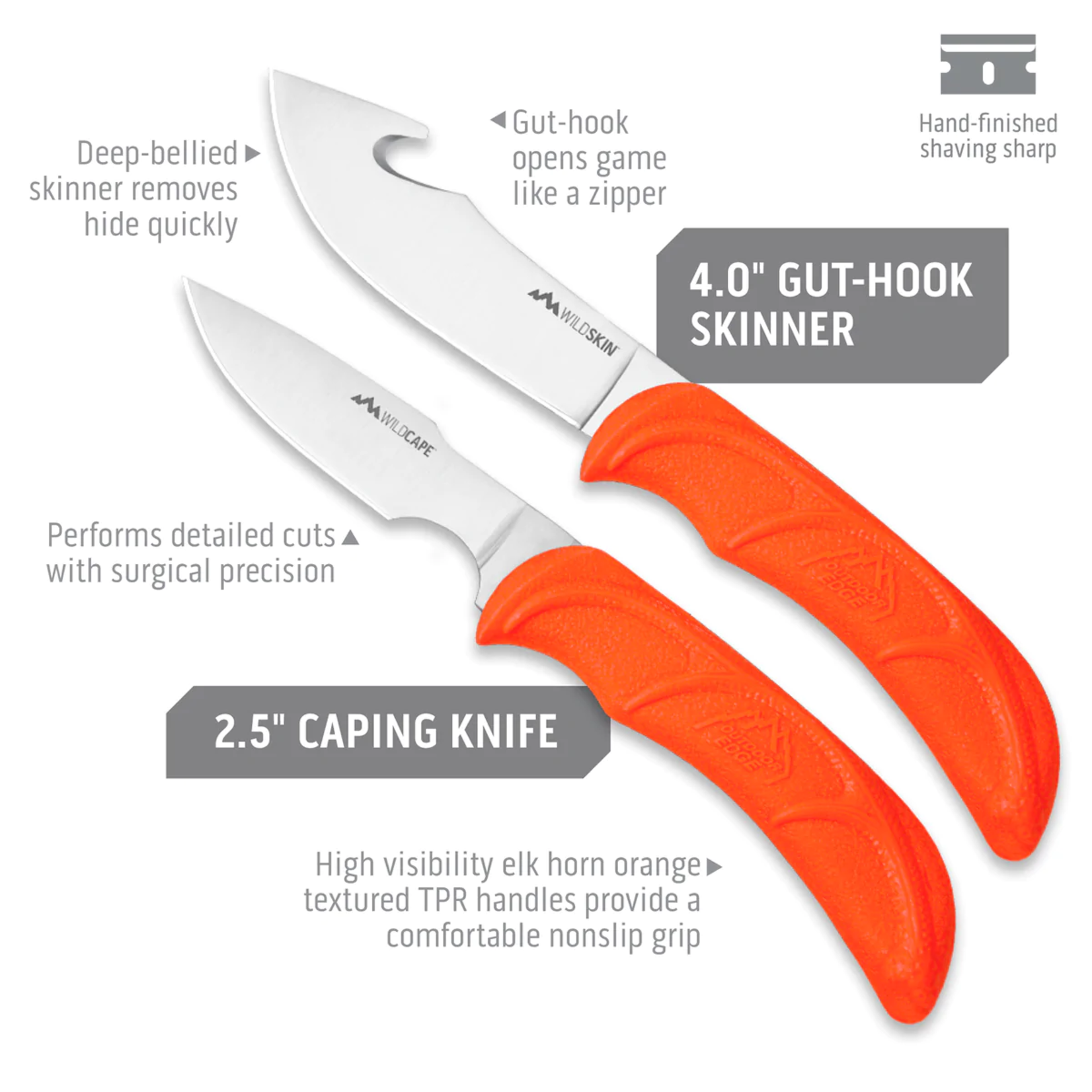 Outdoor Edge Outdoor Edge WILDGUIDE (Skinner/Caper/Saw Combo)