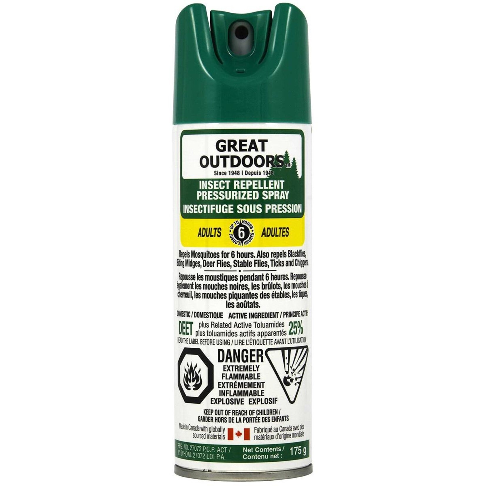 Great Outdoors Watkins GREAT OUTDOORS WATKINS Insect repellent Aerosol 175g