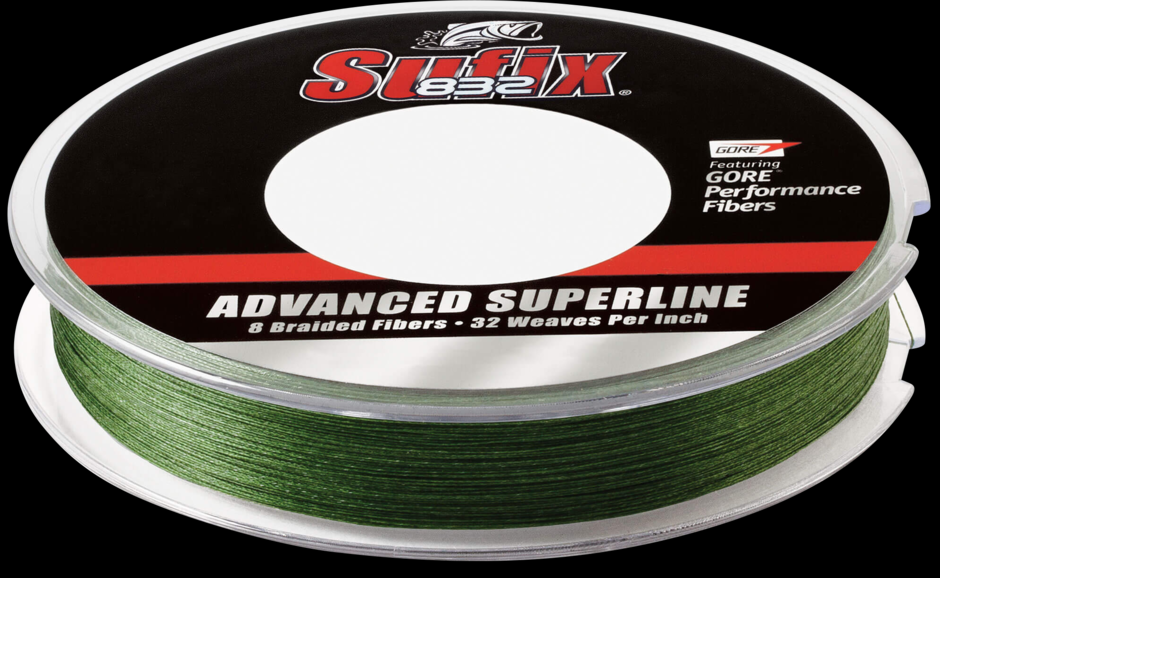 Sufix 832 Advanced Superline - 150 Yards LOW-VIS GREEN / 6LB