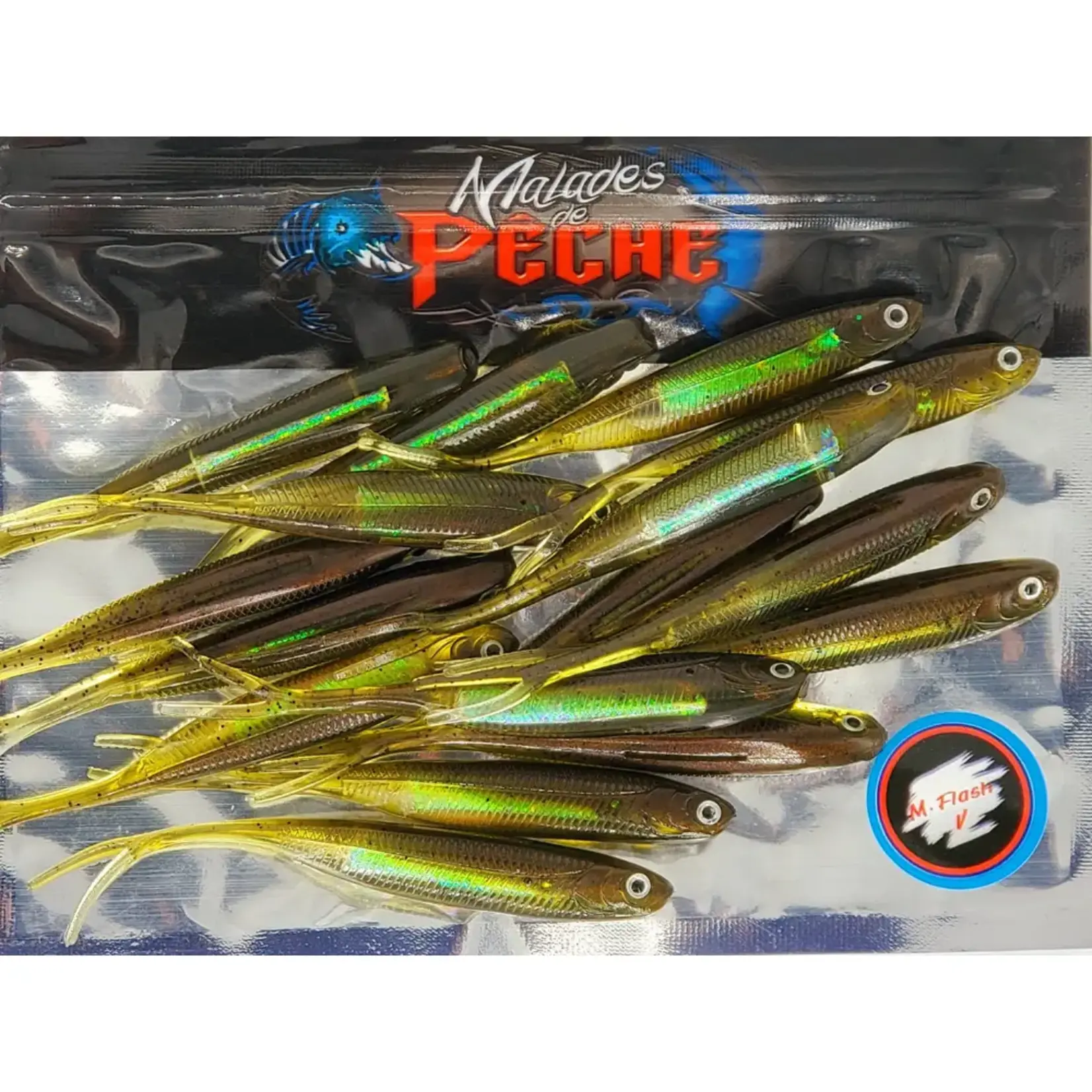 Malades de Pêche Malades de Pêche M. Flash V-Tail 3,5 - 8 pack