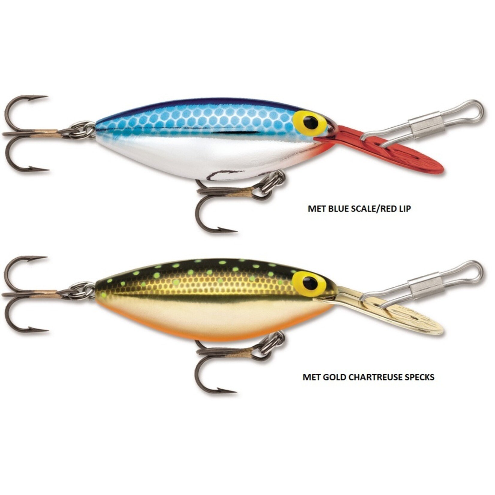 Storm Blue Scale/Red Original Hot' N Tot Fishing Lure - Premium VMC Hooks