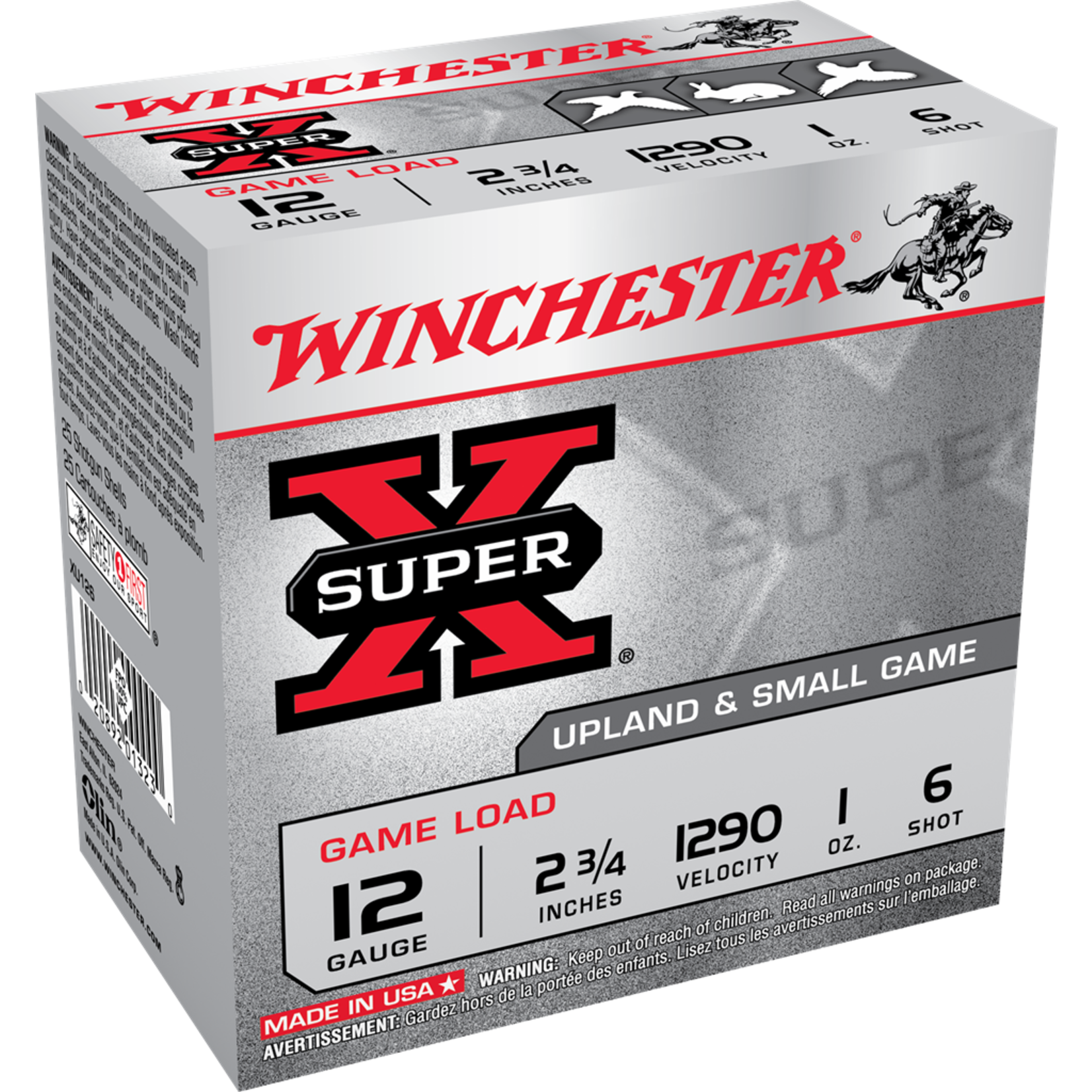 Winchester Super-X 12GA 2 3/4'' 1oz #6 game load