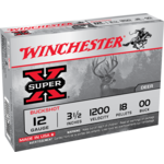Winchester WIN 12 GA 3" Super-X #00 18 Pellets (5/Box)