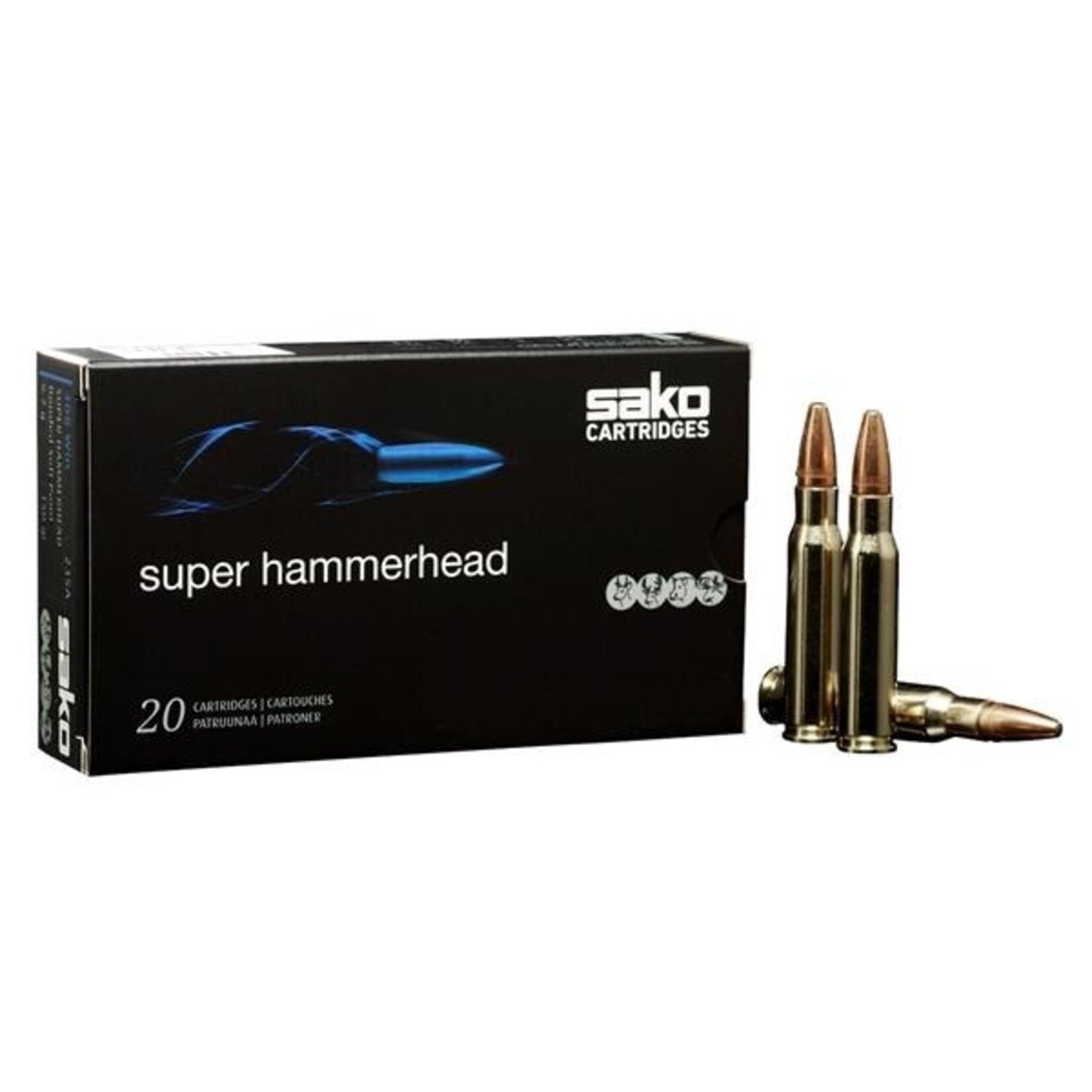 Sako Cartridges SAKO 30-06 SPRG Super Hammerhead SPBT 180gr