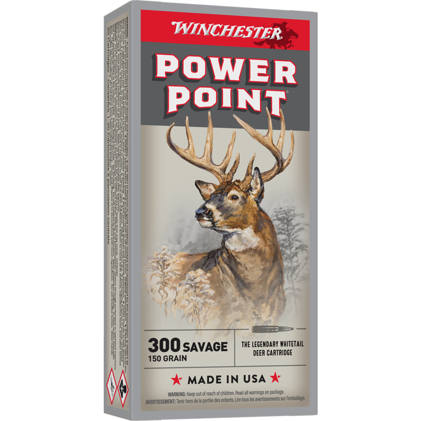 Winchester WIN 300 SAVAGE Power-Point 150gr (20/Box)