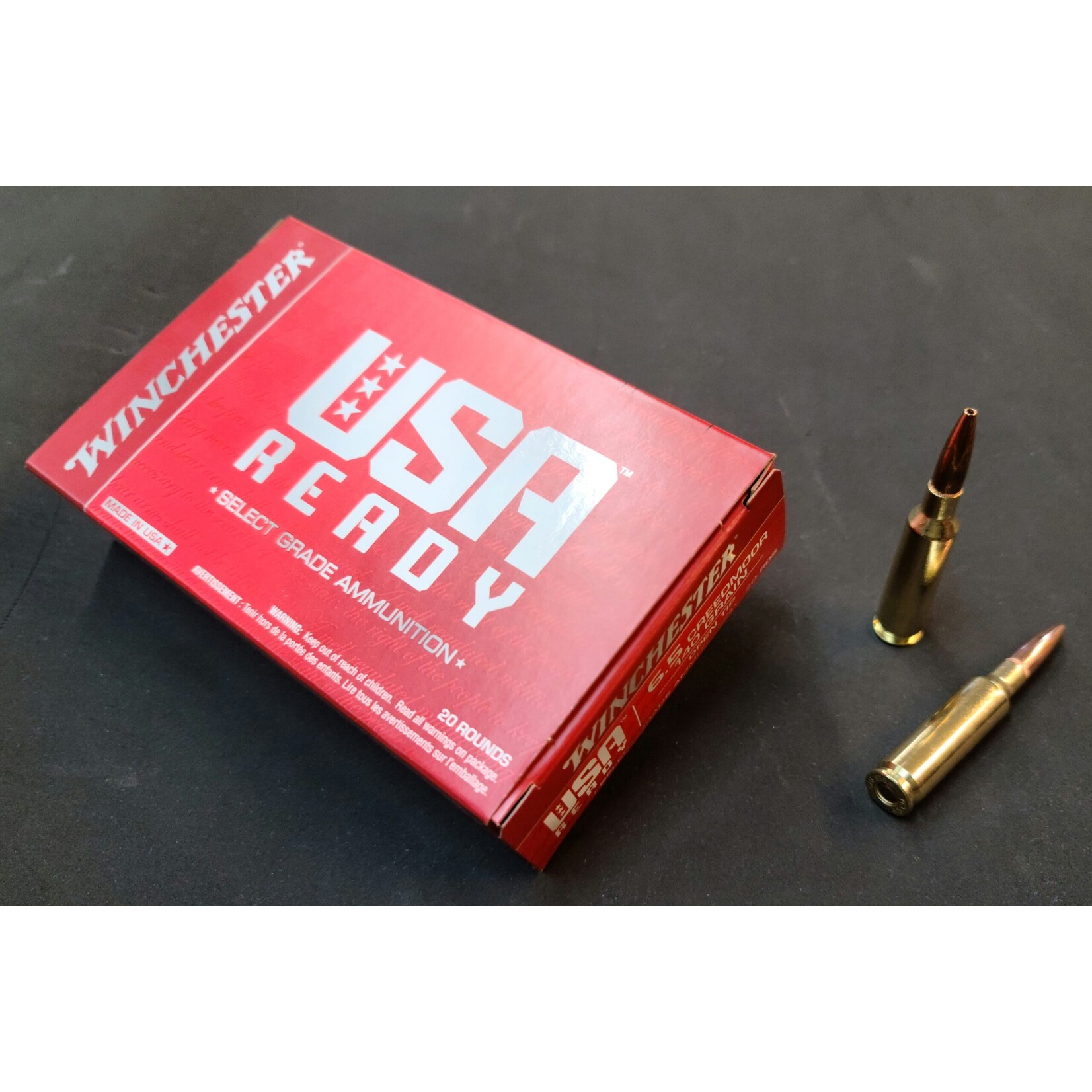 Winchester WIN 6.5 CM USA Ready Open Tip 140gr (20/Box)