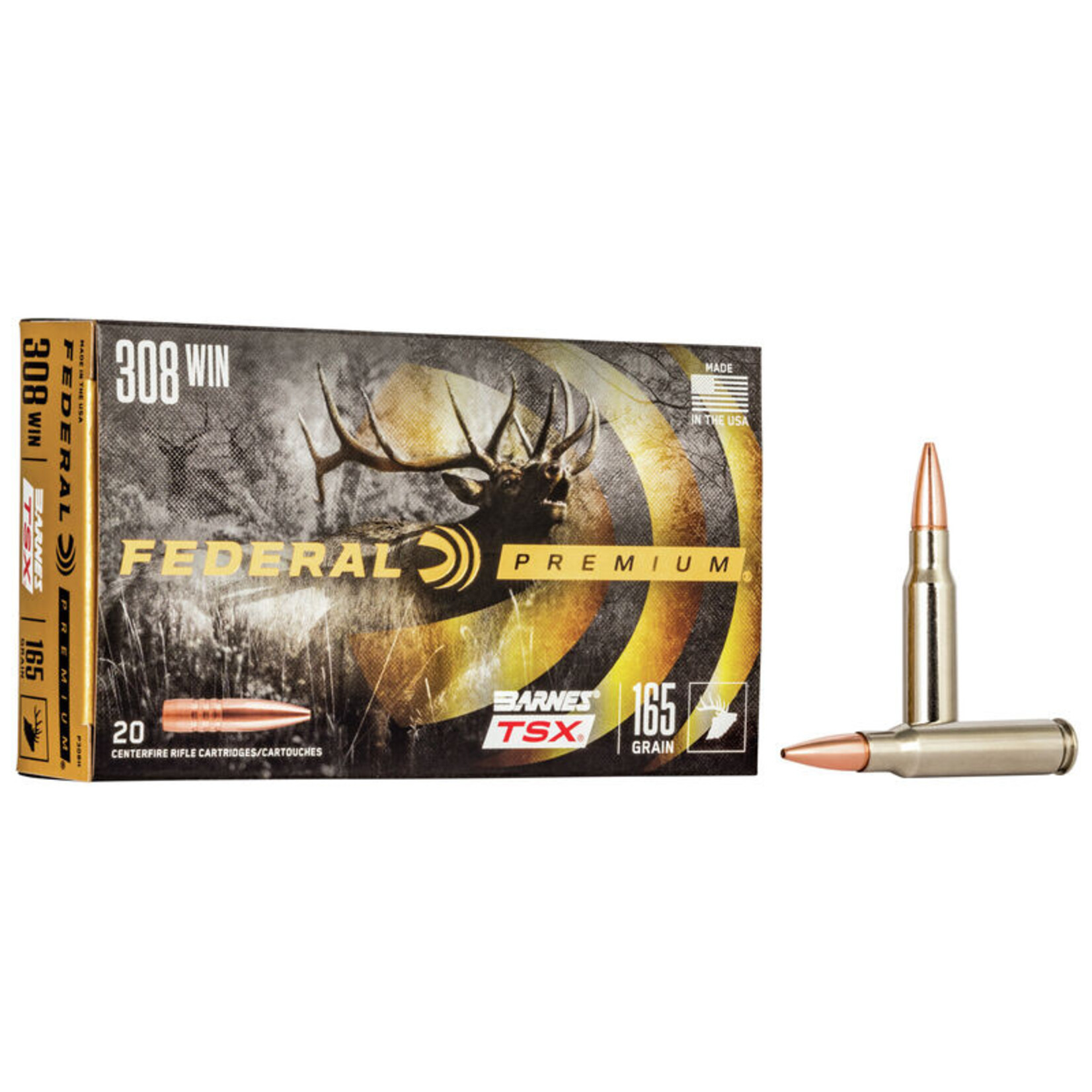 FED 308 WIN Barnes TSX 165gr