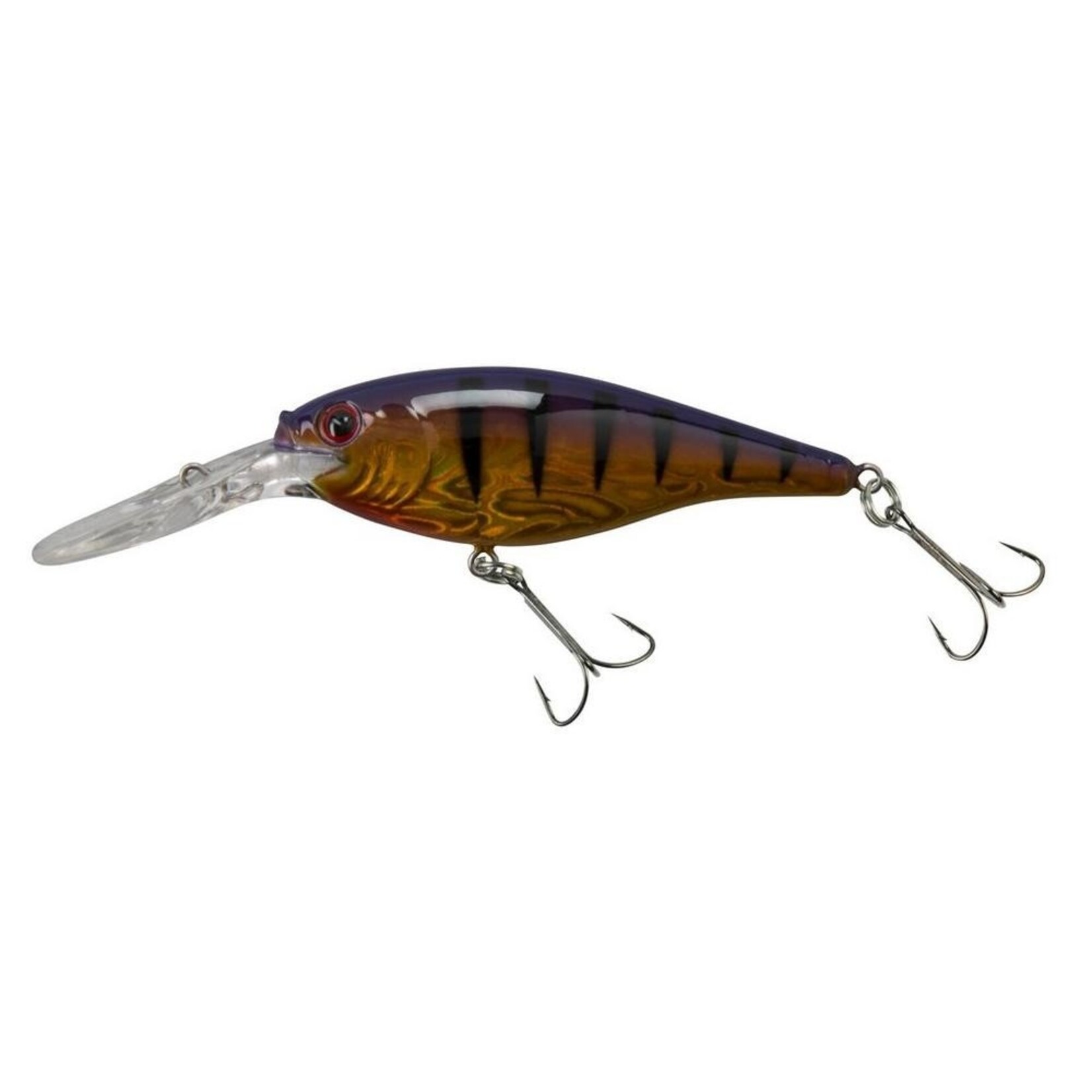  Berkley Flicker Shad Bait (Purple Tiger, 5-cm