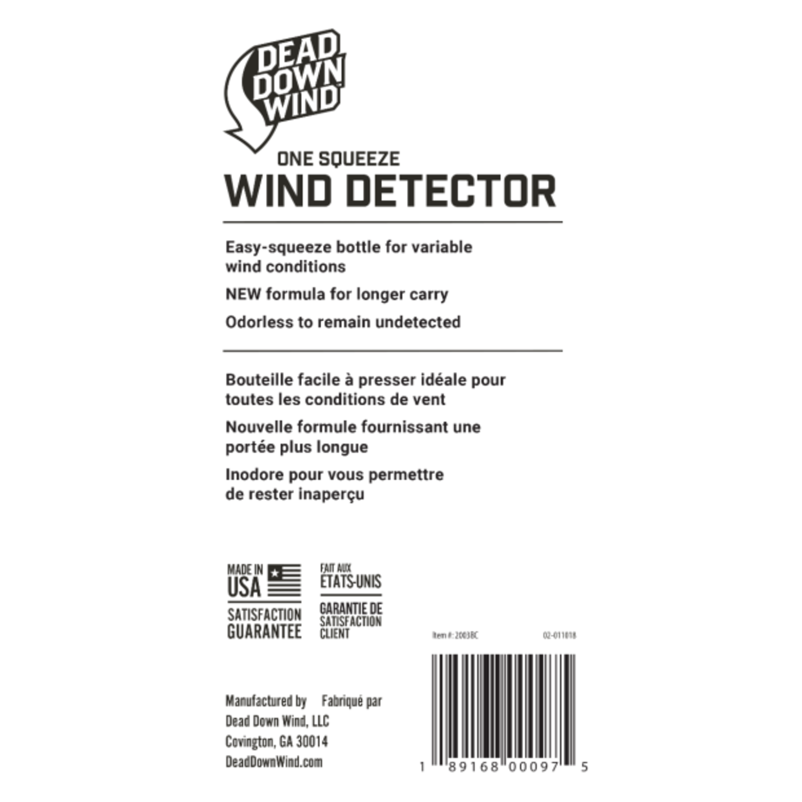 Hunters Specialties Dead Down Wind™ - Wind Detector 28 g
