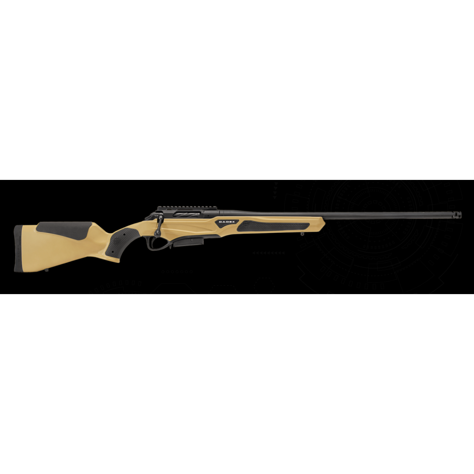 Cadex Cadex CDX-R7 SPTR 308Win  Short Action Hybrid Tan-Black