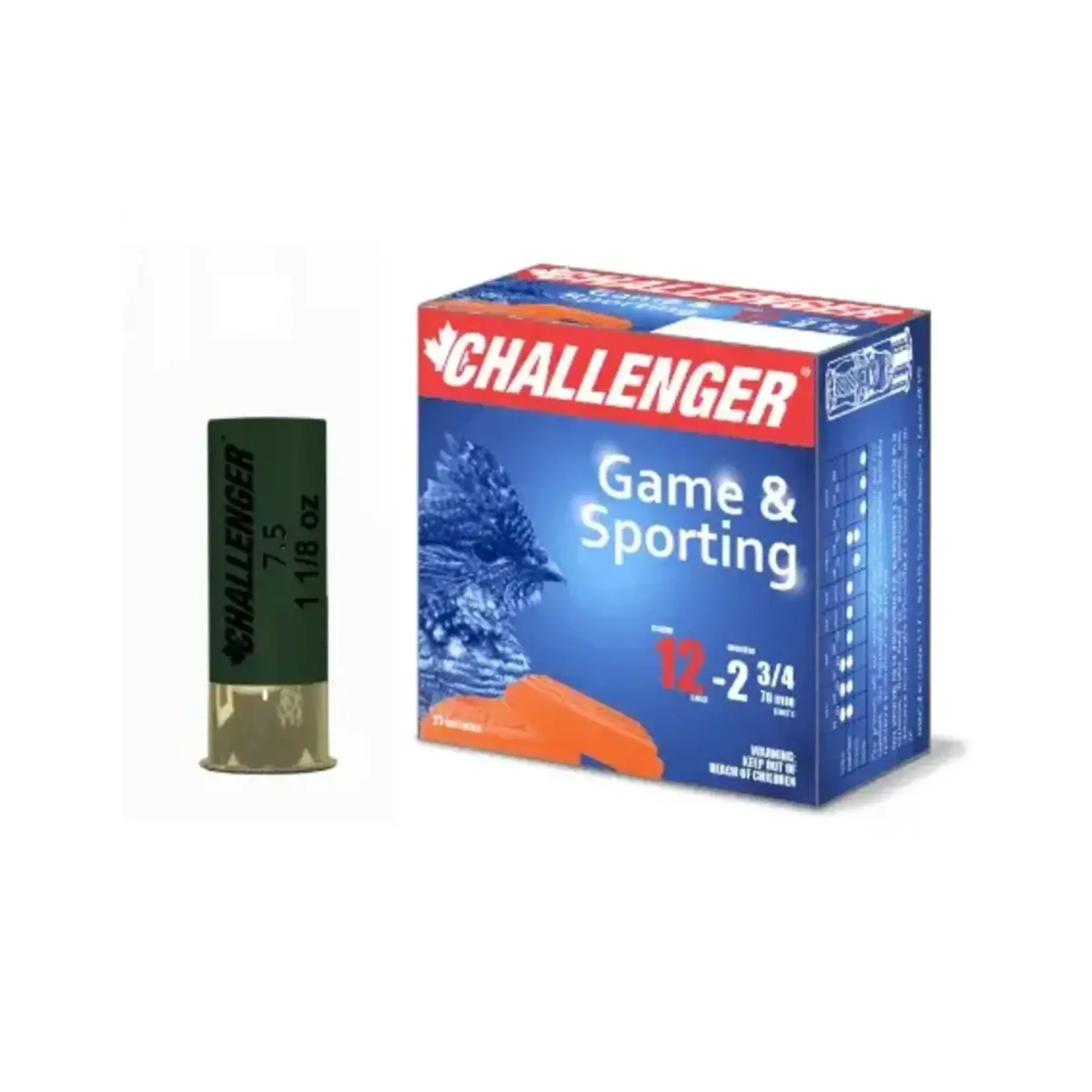 Challenger CHA 12 GA 2.75" #7 Lead 1 1/8oz