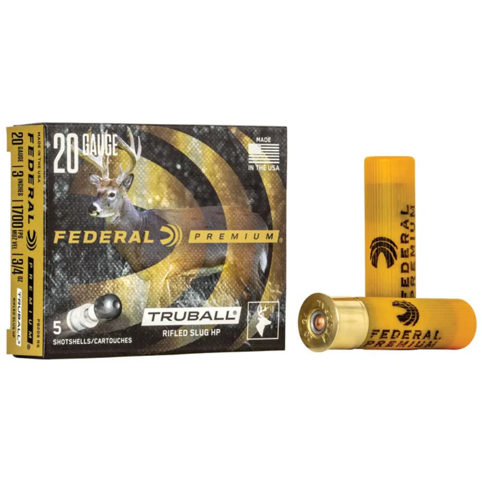 FED 20 GA 3" Vital-Shok Truball 3/4oz