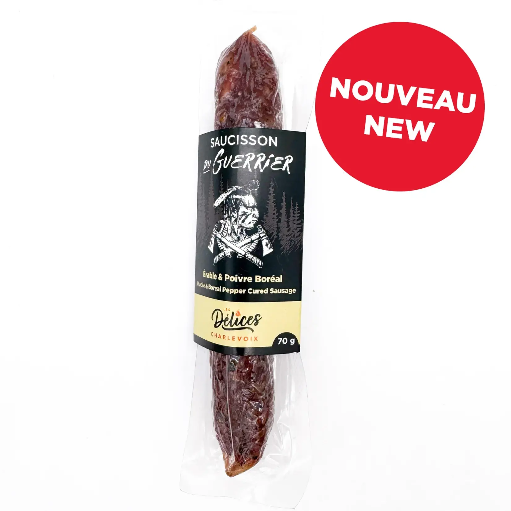Épices Du Guerrier Épices du Guerrier - Saucisson A L'Érable (70g)