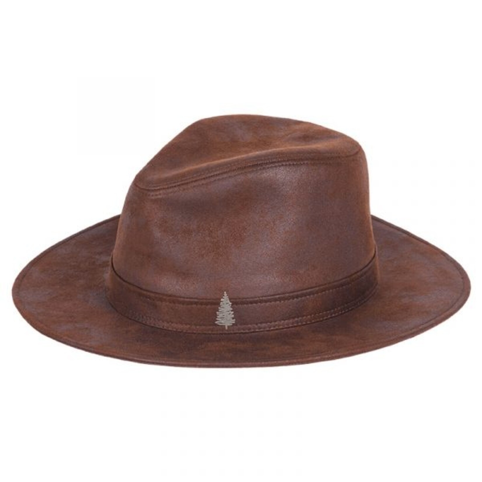 Naturmania Packable Hat Brown Leather