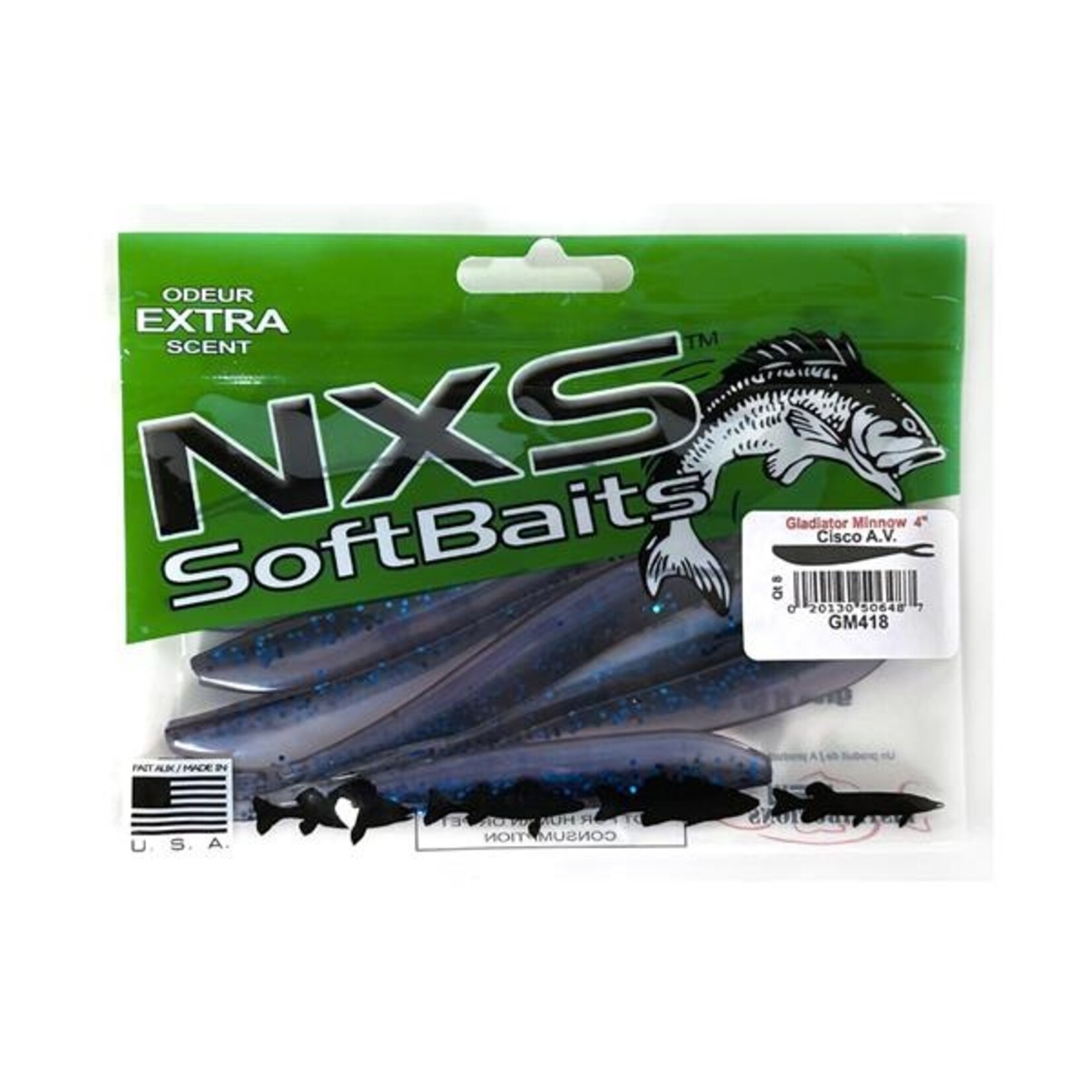 NXS NXS - Gladiator Minnow 4"