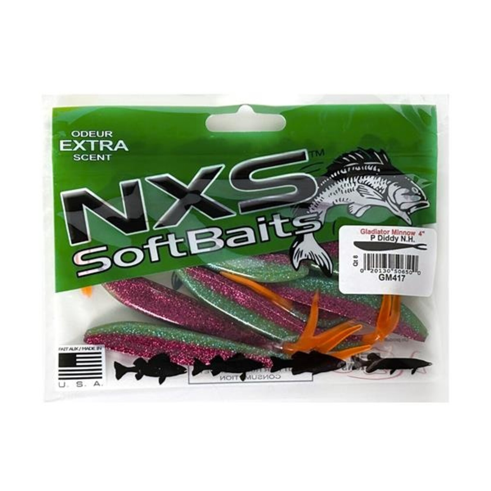 NXS NXS - Gladiator Minnow 4"