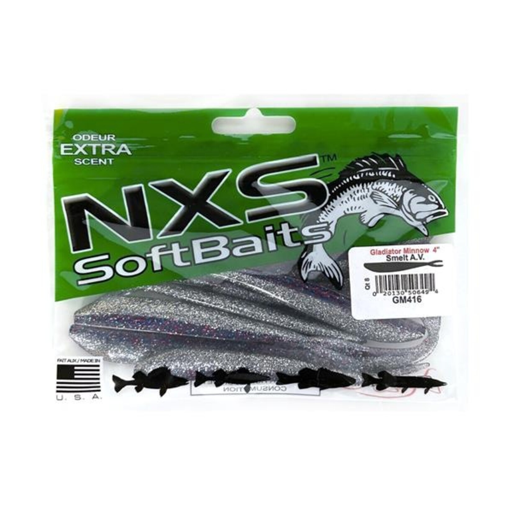NXS NXS - Gladiator Minnow 4"