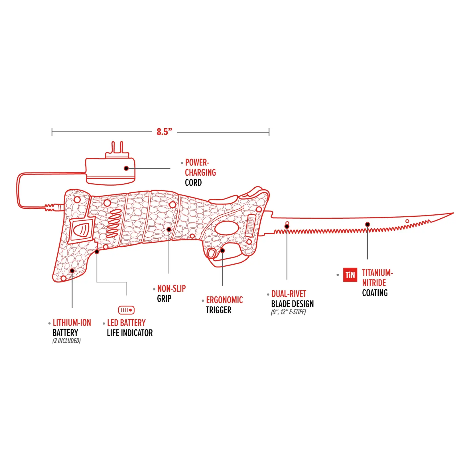 Bubba Bubba Li-Ion Electric Filet Knife