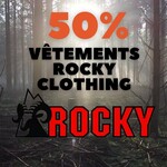 VÊTEMENTS ROCKY 50% VENDREDI FOU