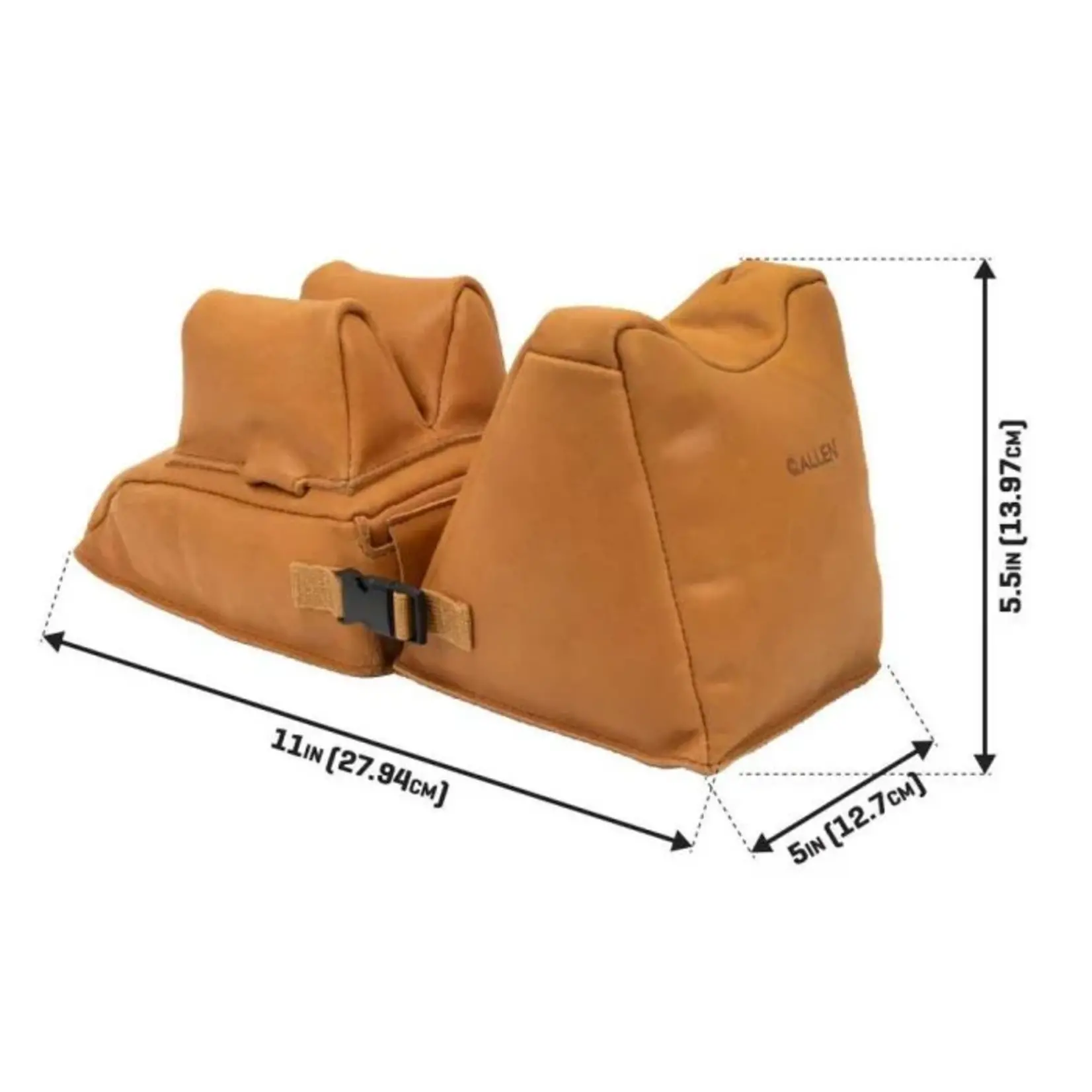 Allen Allen Longmont Leather Filled Front/Rear Shooting Rest Combo