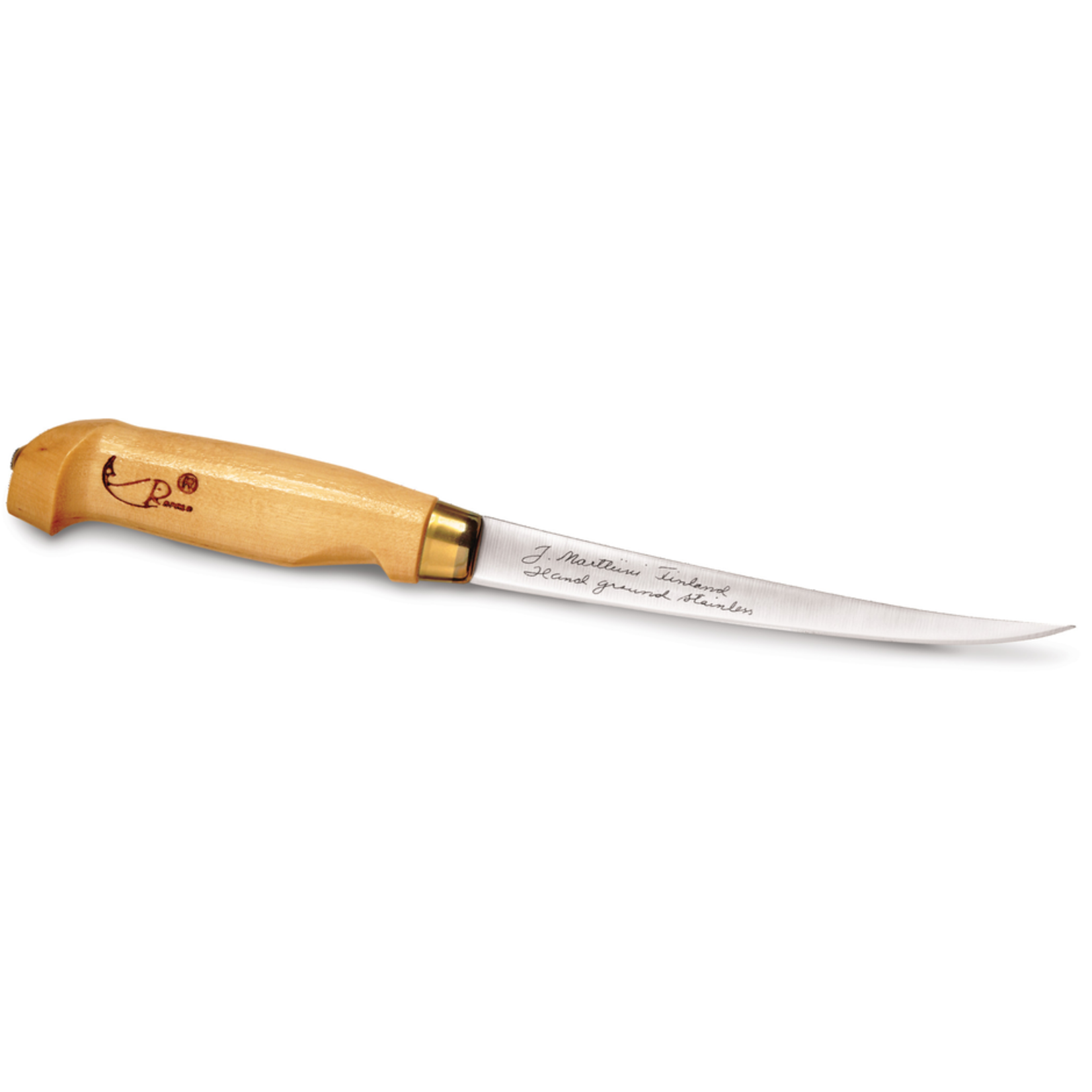 Rapala Couteau Rapala Fish 'N Fillet - Lame de 7½" avec poignée en bouleau, comprend un aiguiseur.