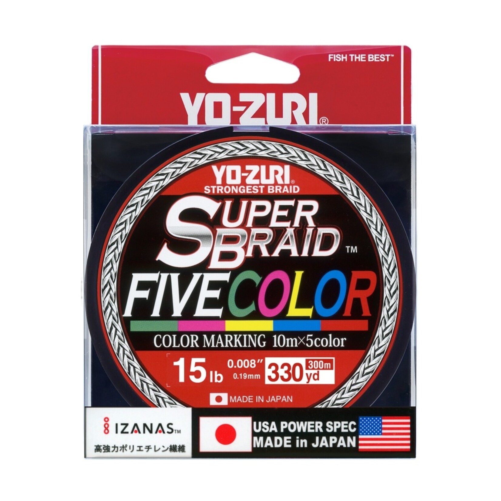 Yo-Zuri Yo-Zuri SuperBraid Five Color