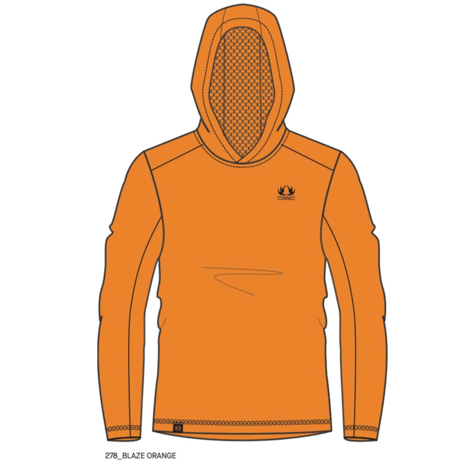 Connec Connec Hoodie LT DRAFT Blaze Orange