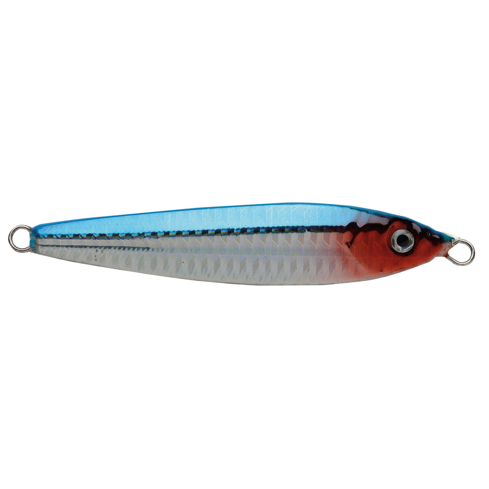 P-Line P-Line Laser Minnow 1oz Blue Silver Red Head