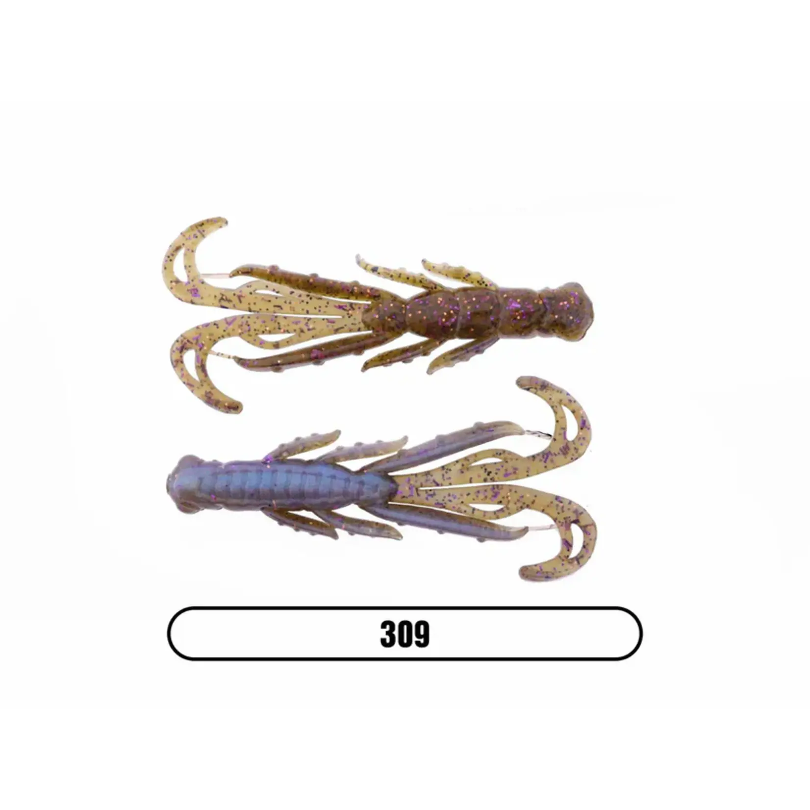 X Zone Lures X Zone Lures Stealth Finesse Series Scented Creature 2.75