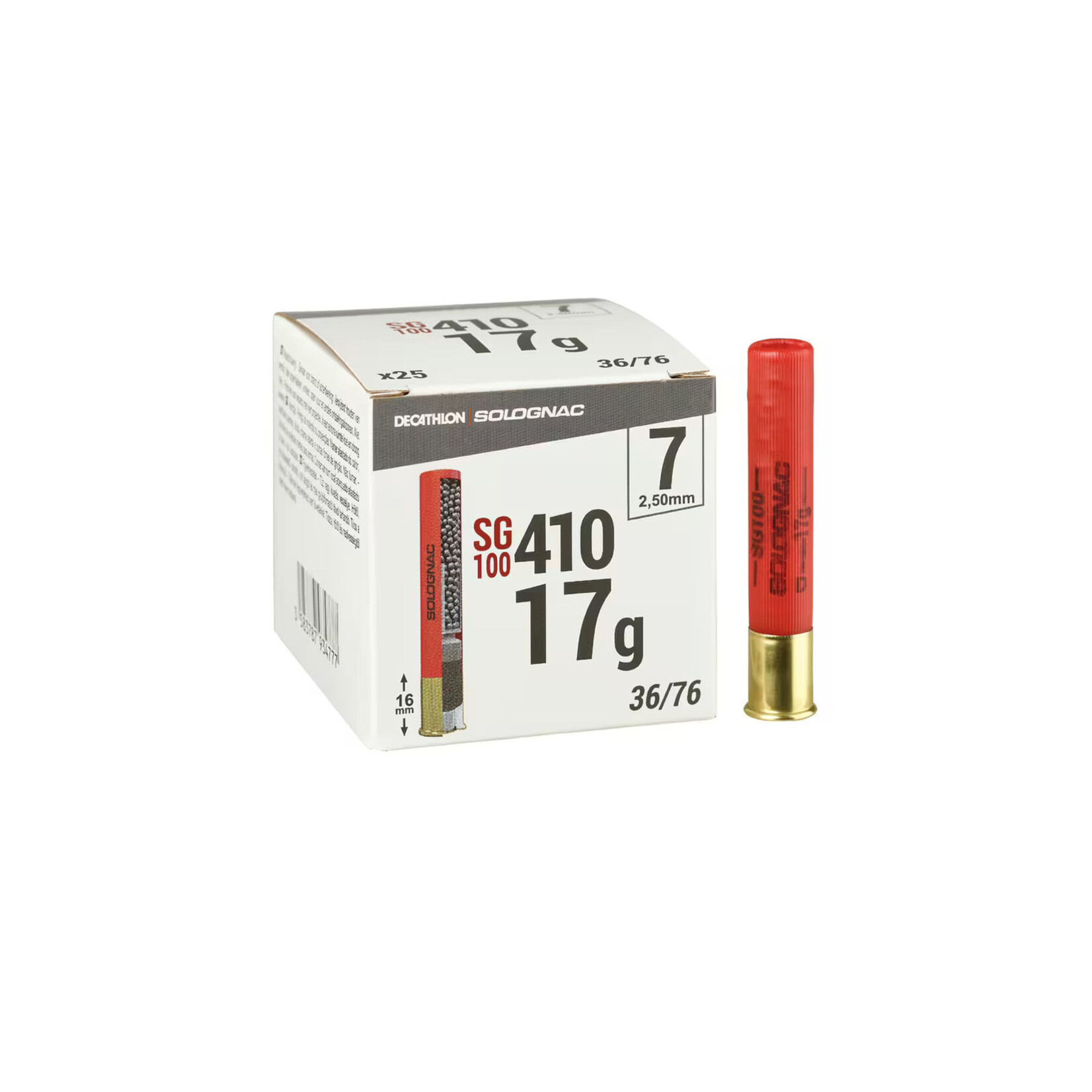 Solognac Munitions Solognac SG100 Cal.410 3'' 5/8oz #7