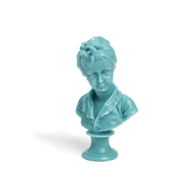 Alexandre Bust Candle, Empire Blue