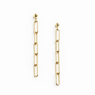 Fallen Aristocrat Emmanuelle Paperclip Earrings Fallen Aristocrat Emmanuelle Paperclip Earrings