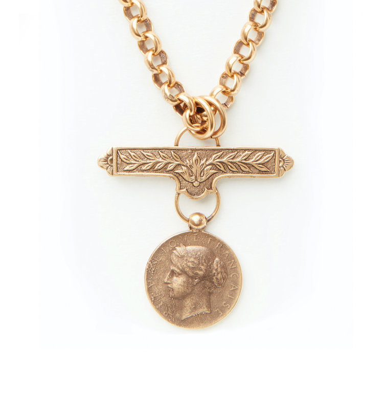 Fallen Aristocrat Ilari Coin Pendant Necklace